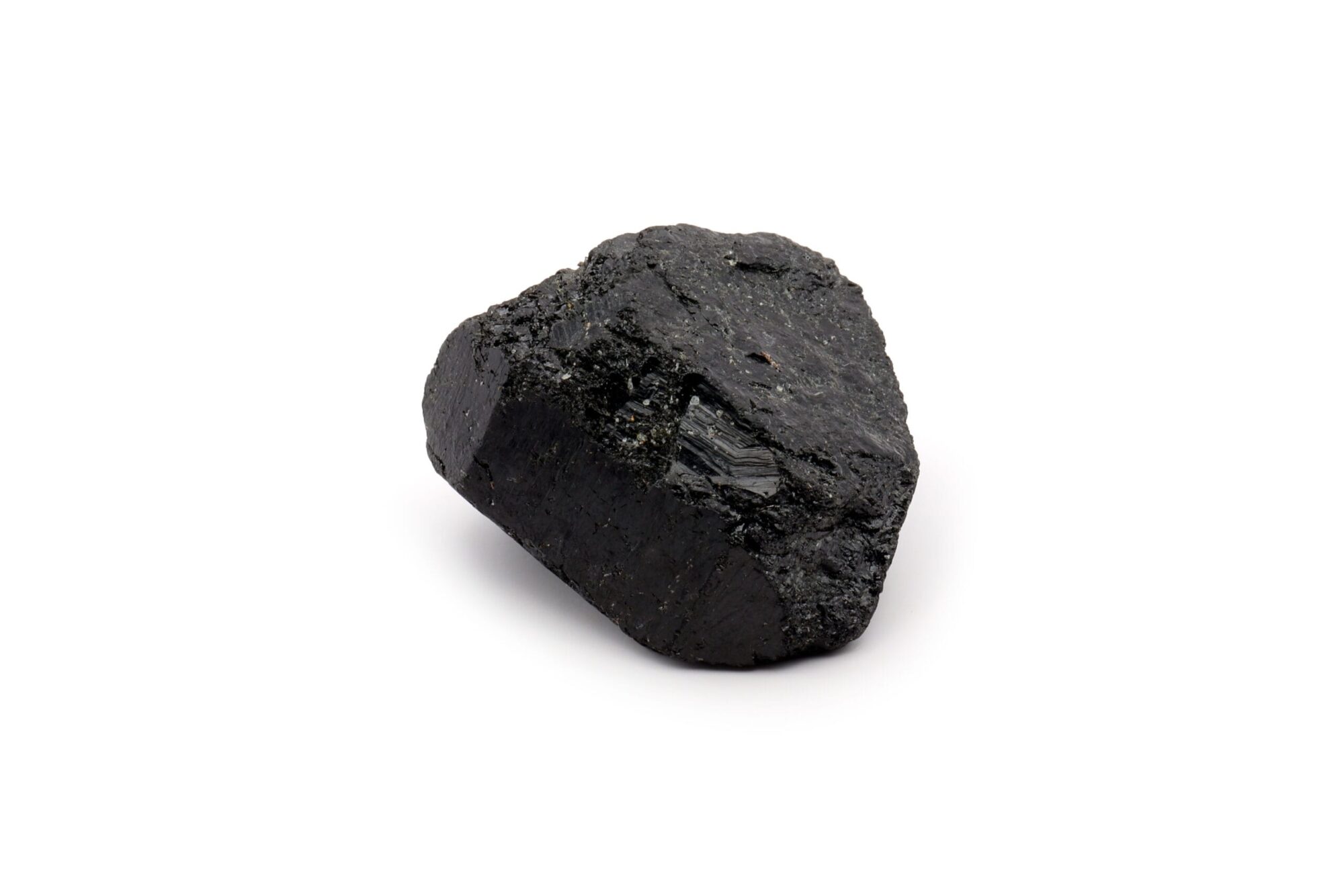 Juodasis turmalinas, natūralus akmuo, kristalas
